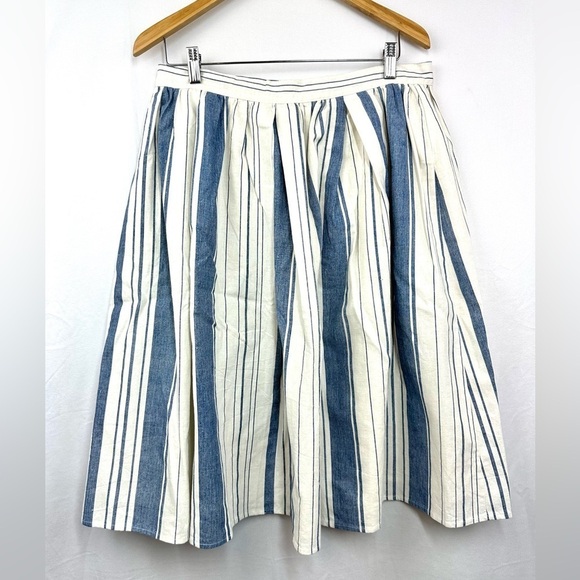 Anthropologie Eri + Ali About Town Striped Skirt Size XL NWT - Picture 8 of 11
